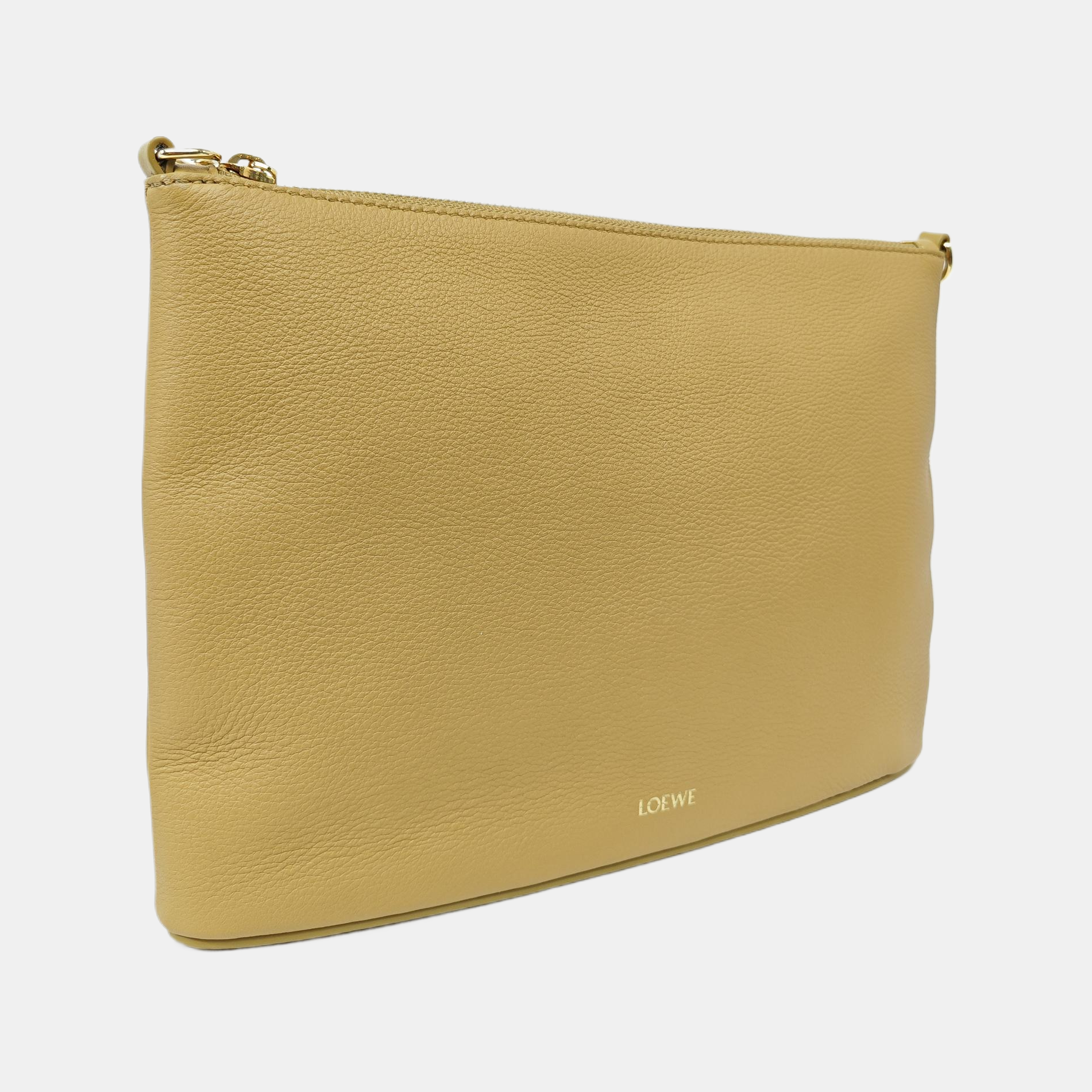 Calfskin Clutch Brown