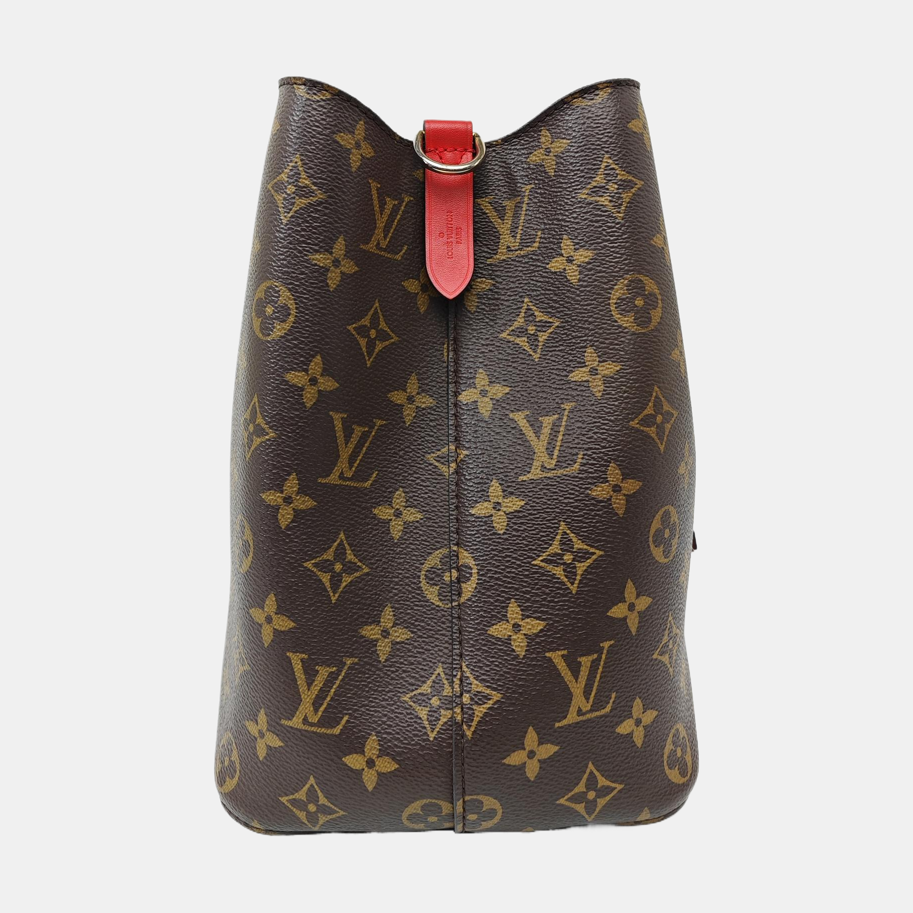 NÉONOÉ MM Monogram Coated Canvas Brown
