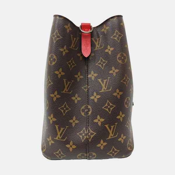 NÉONOÉ MM Monogram Coated Canvas Brown