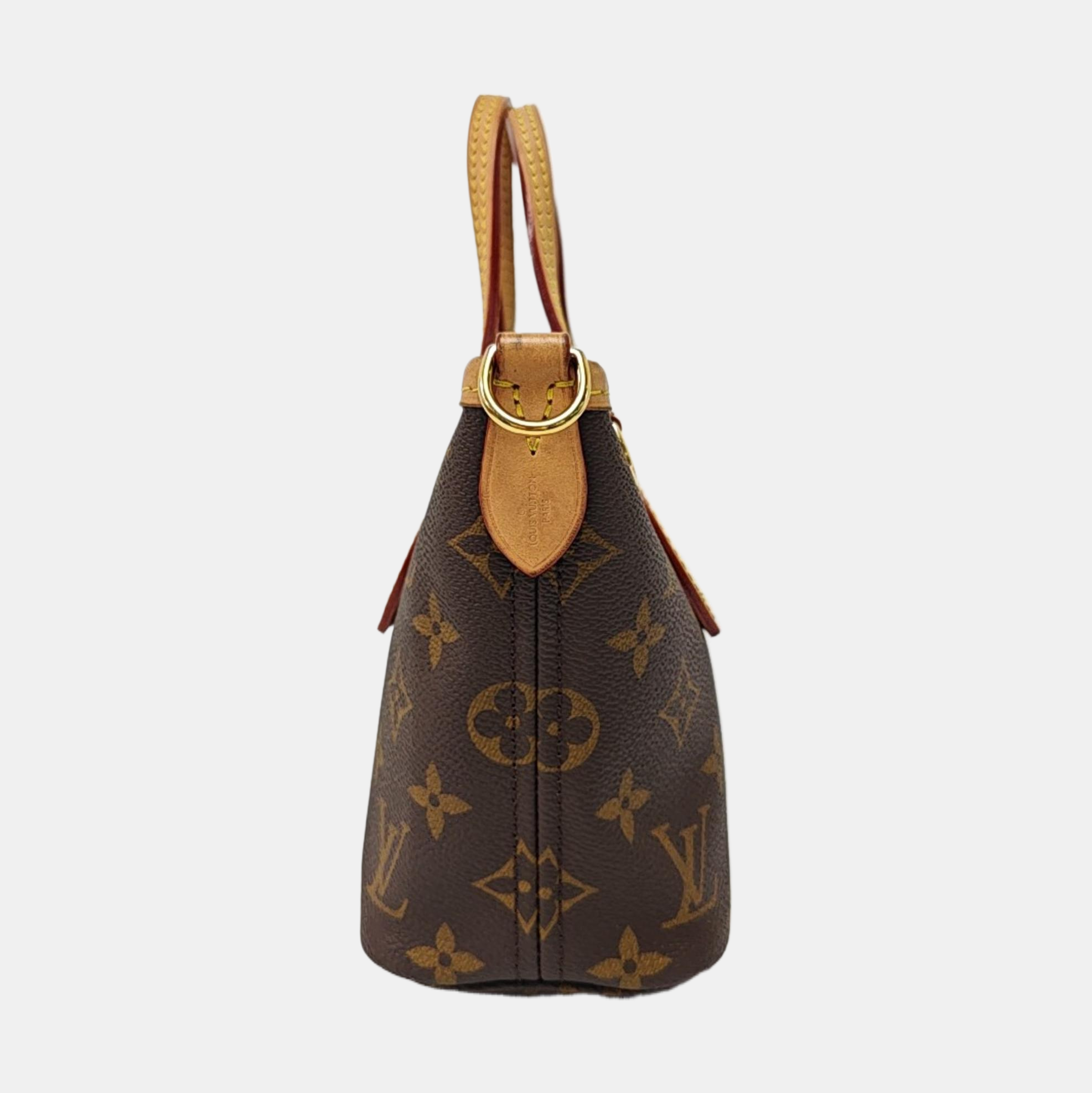 NEVERFULL BB Monogram Coated Canvas Brown
