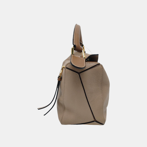 Puzzle Small Calfskin Beige