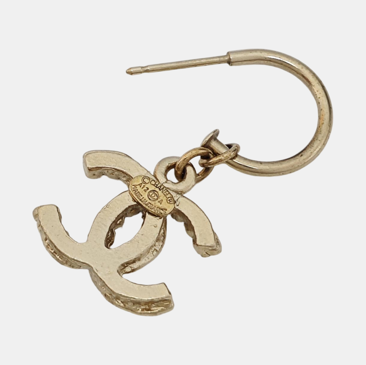 Metal Gold Stud Earrings