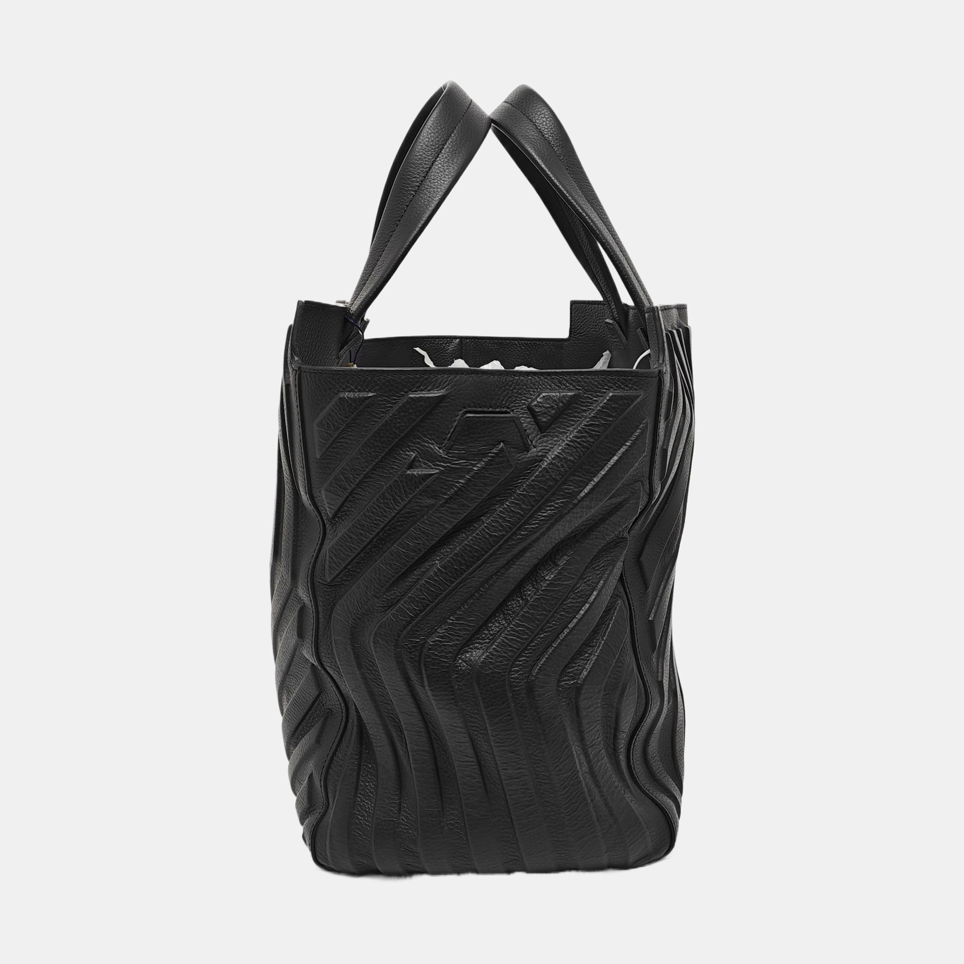 HAMPTON CARRY ALL Medium Calfskin Black
