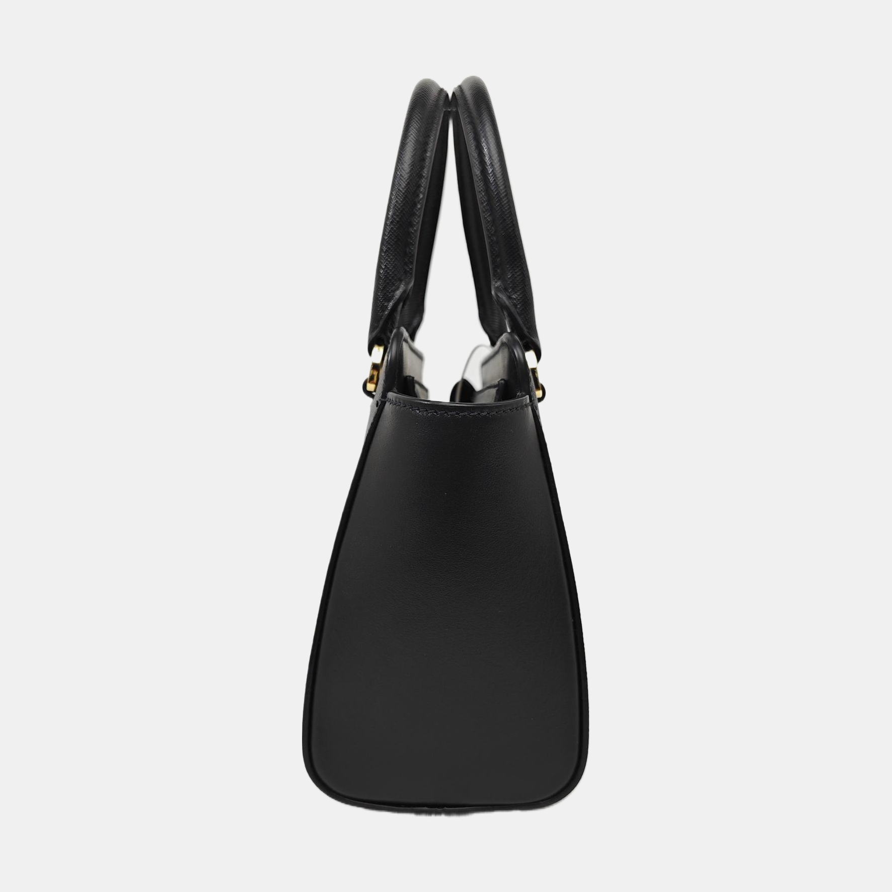 Galleria Mini Saffiano Calfskin Black