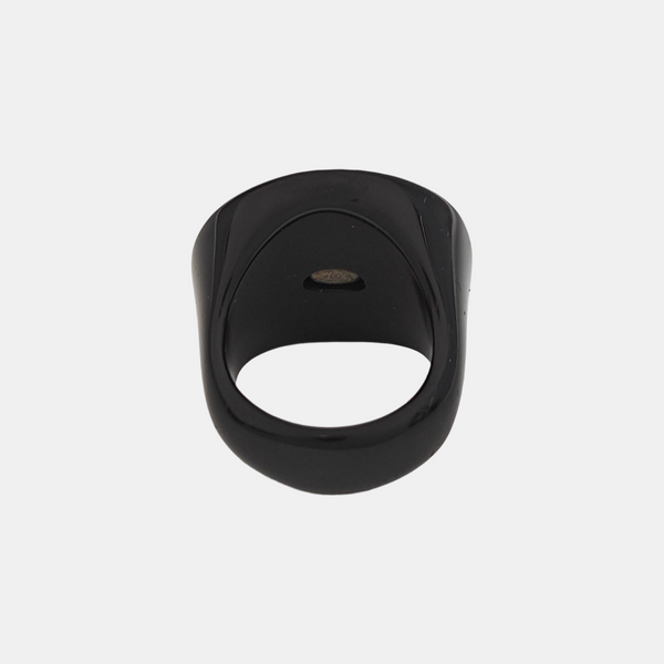 Synthetic Material Black Ring EU 53
