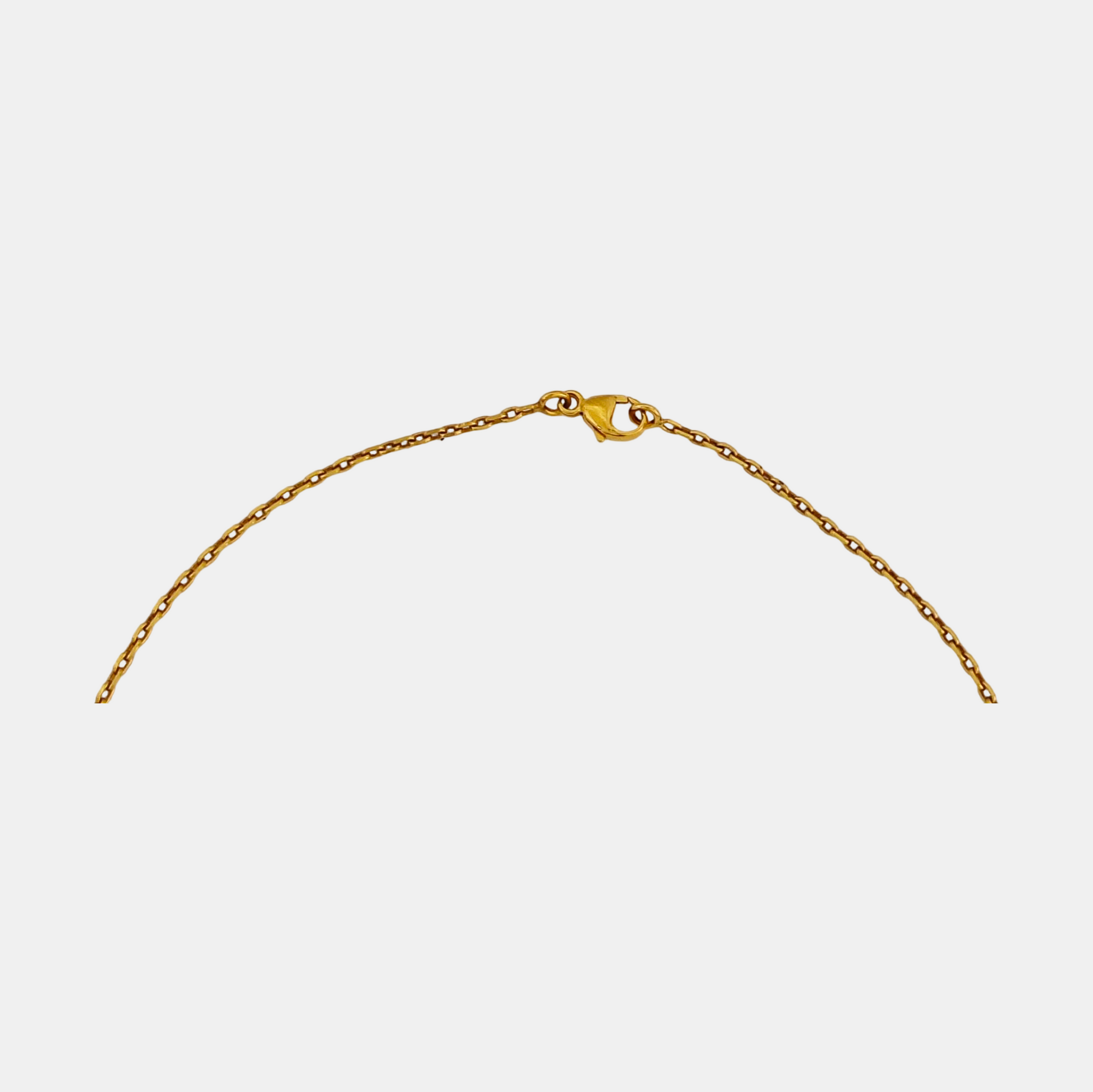 Pop H Metal Gold Necklace