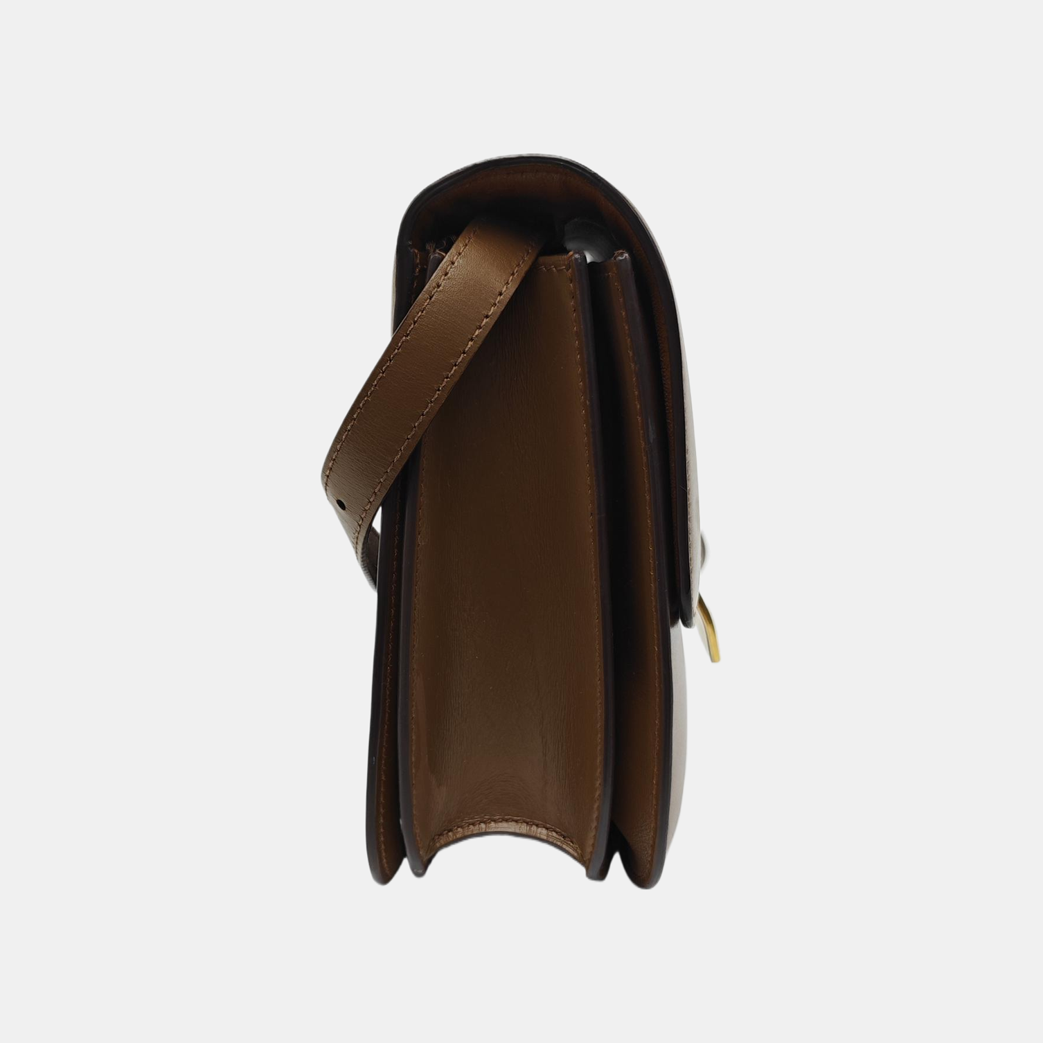 CLASSIC BOX Medium Calfskin Brown