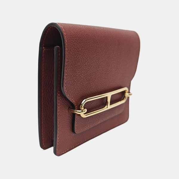 Roulis Slim Evercolor Red Wallet