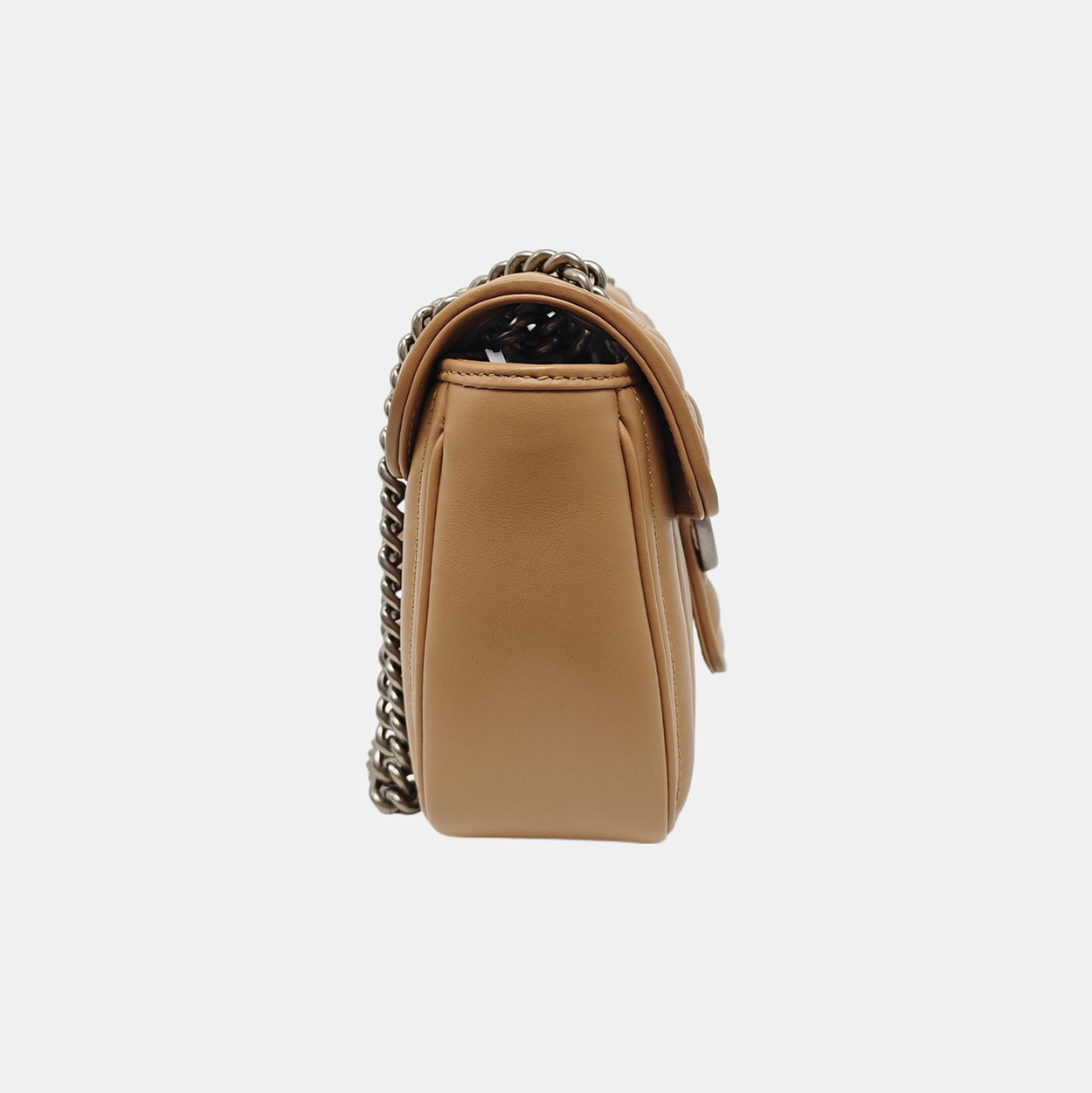 GG Marmont Medium Quilted Calfskin Pink