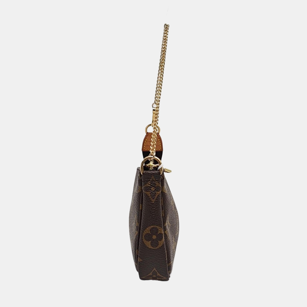 ACCESSOIRES MM Monogram Coated Canvas Brown