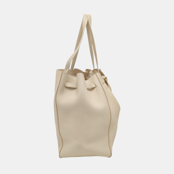 CABAS PHANTOM Small Calfskin White
