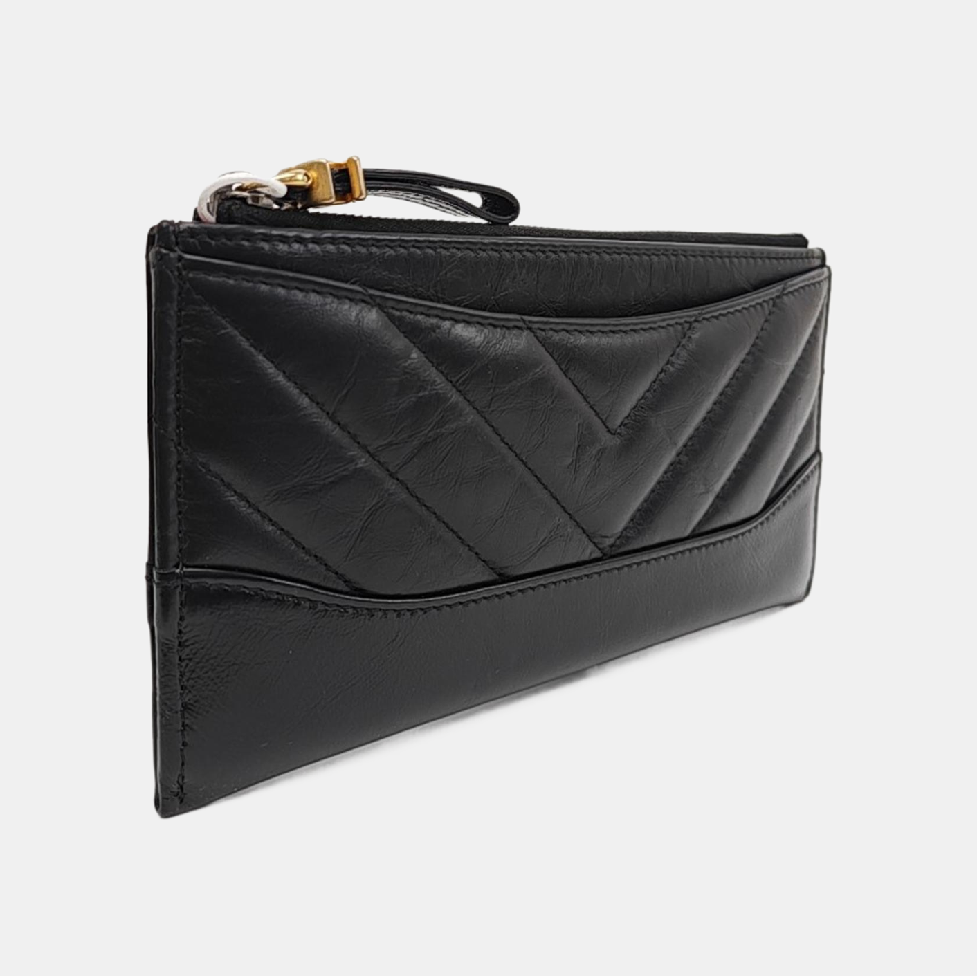 GABRIELLE Mini Quilted Calfskin Black