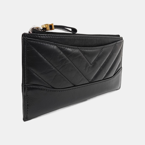 GABRIELLE Mini Quilted Calfskin Black