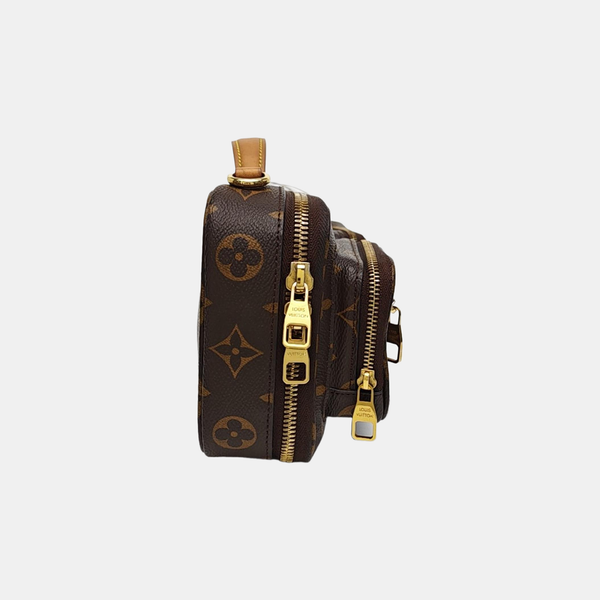 UTILITY Monogram Coated Canvas Brown