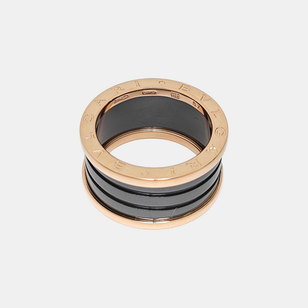B.ZERO1 18k Rose Gold Ring EU 57