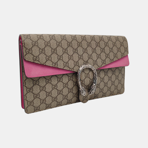 Authenticated pre-owned  Dionysus Monogram Coated Canvas Beige - Clutch at Looply