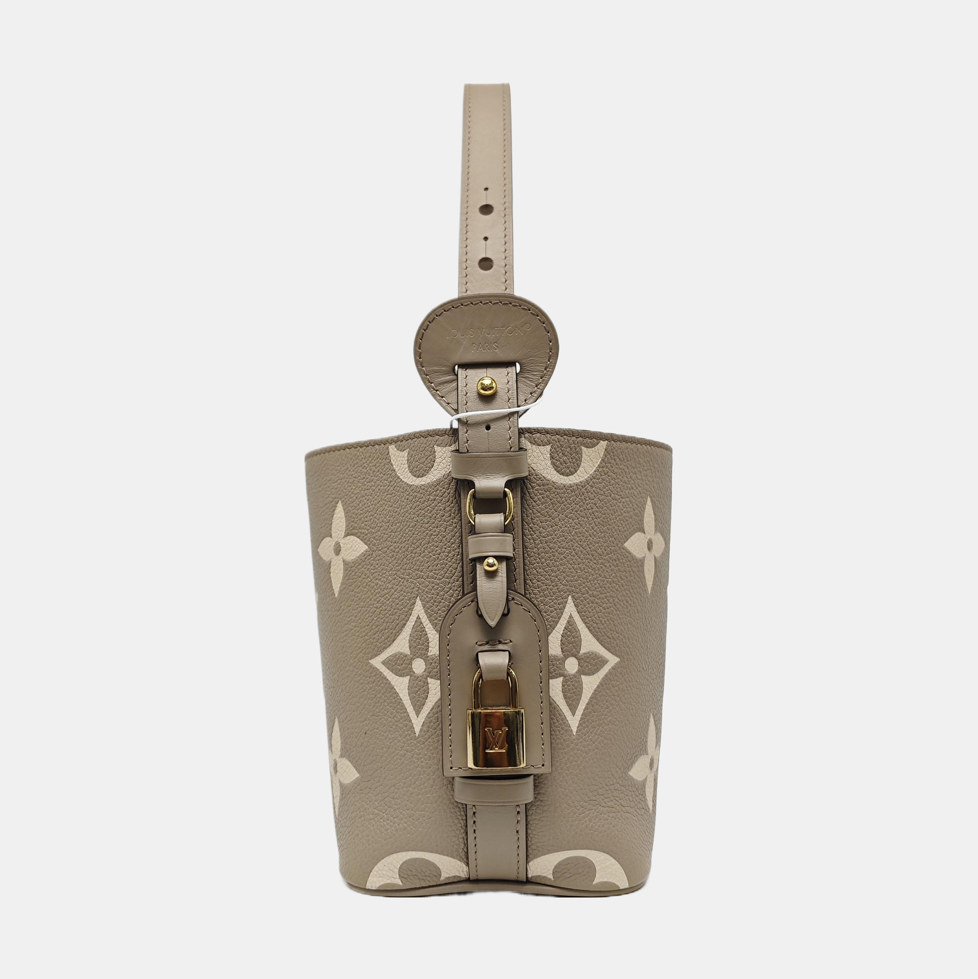 ALL IN BB Monogram Calfskin Gray