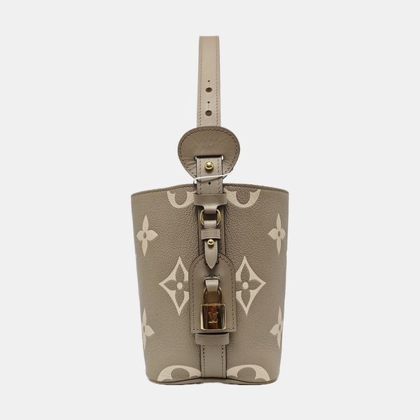 ALL IN BB Monogram Calfskin Gray