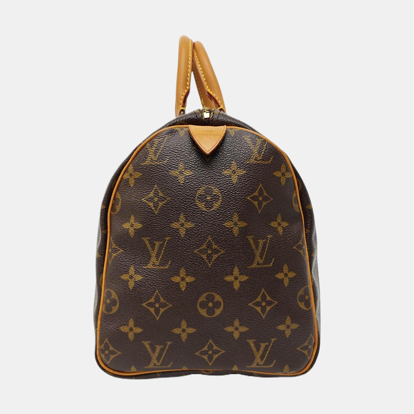 SPEEDY 30 Monogram Coated Canvas Brown