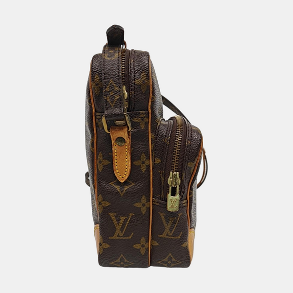AMAZON Monogram Coated Canvas Brown
