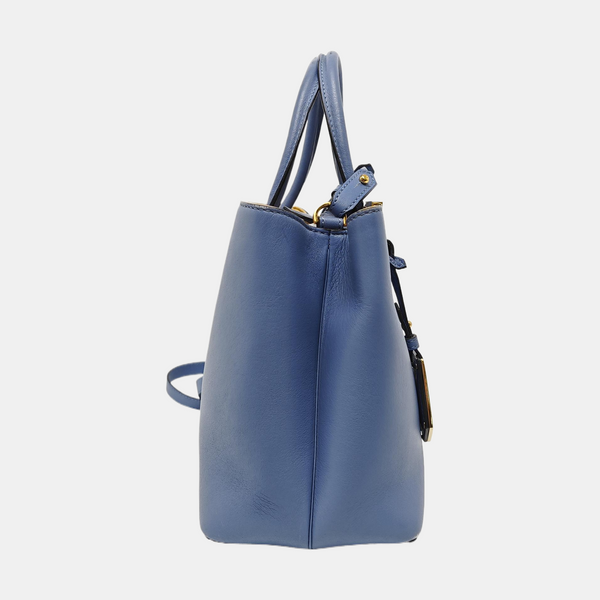 2 Jours Small Calfskin Blue