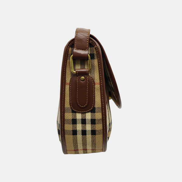 Coated Canvas Shoulder Bag Multicolor