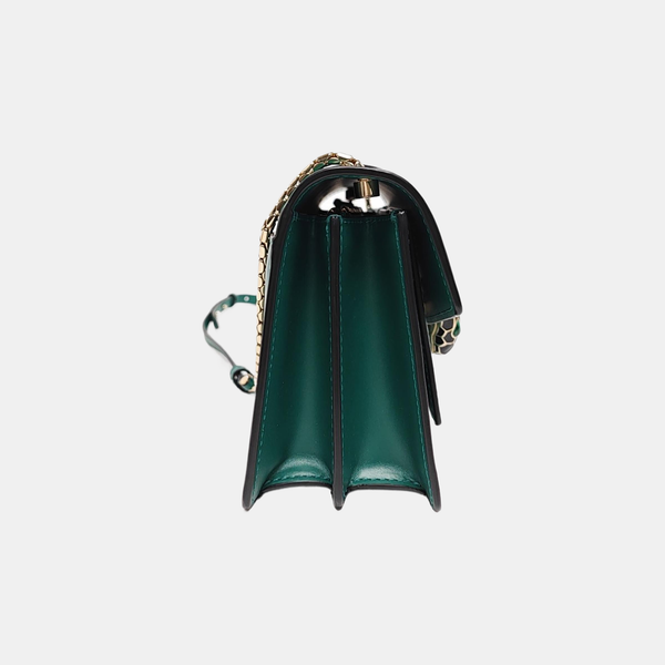 SERPENTI FOREVER Small Calfskin Green