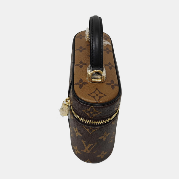 Vanity Chain Pouch Monogram Coated Canvas Brown