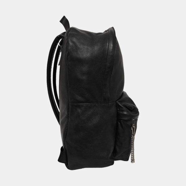 Calfskin Backpack Medium Black