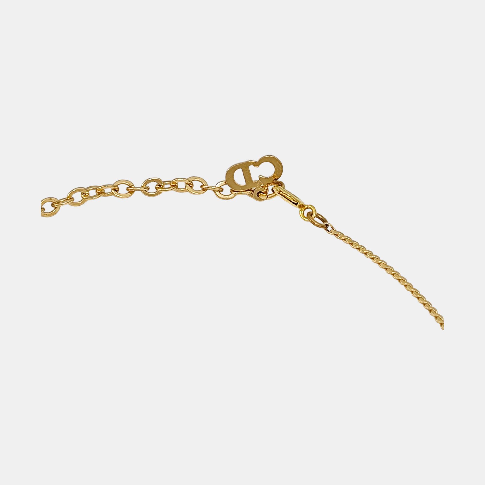 Petit CD Metal Gold Necklace