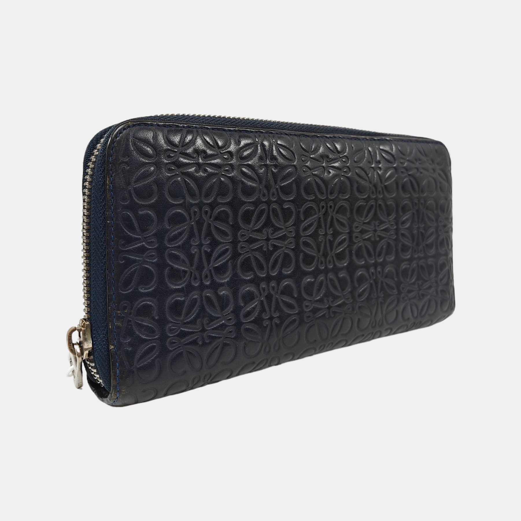 Repeat Calfskin Blue Wallet
