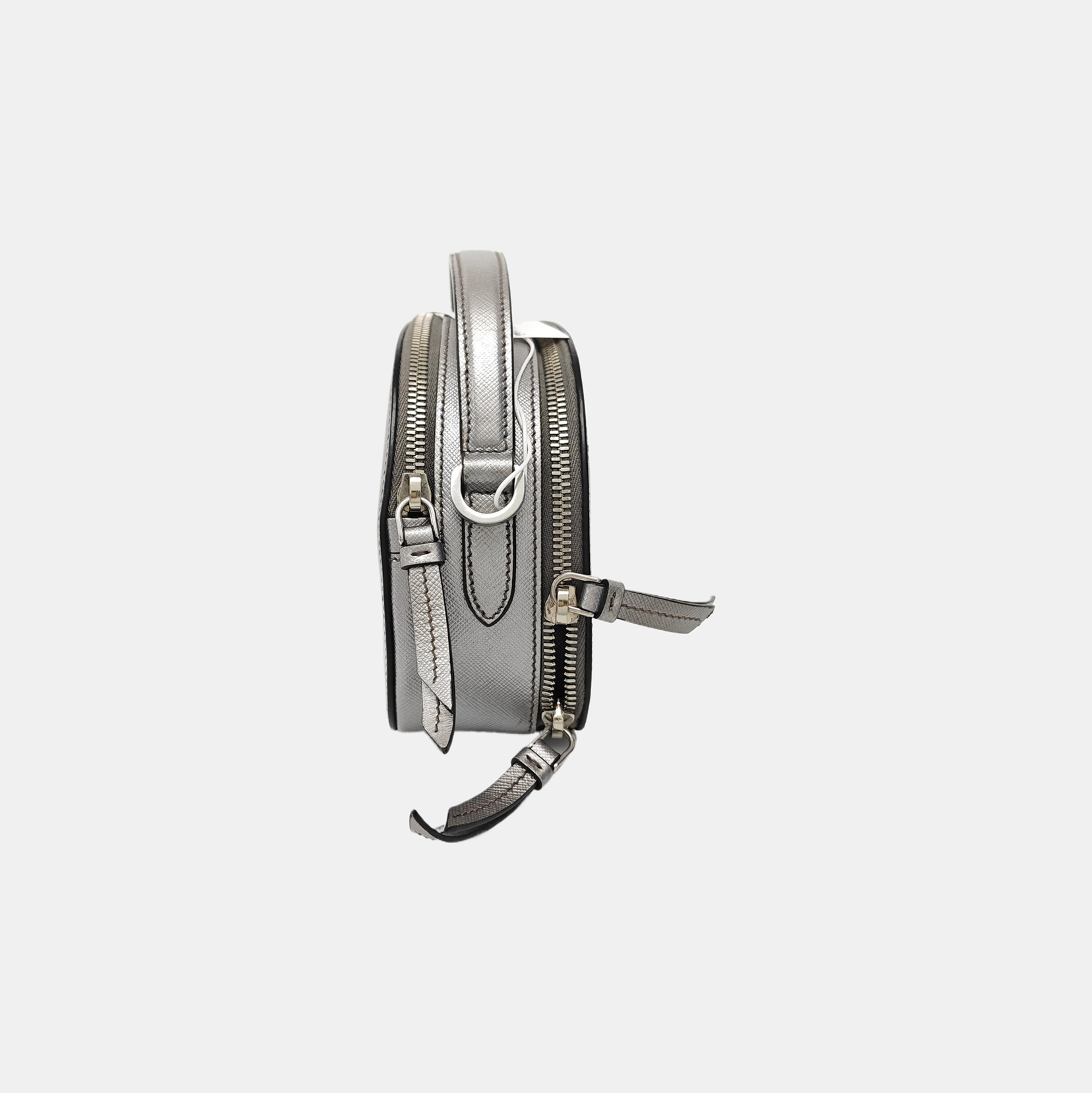 Odette Saffiano Calfskin Silver