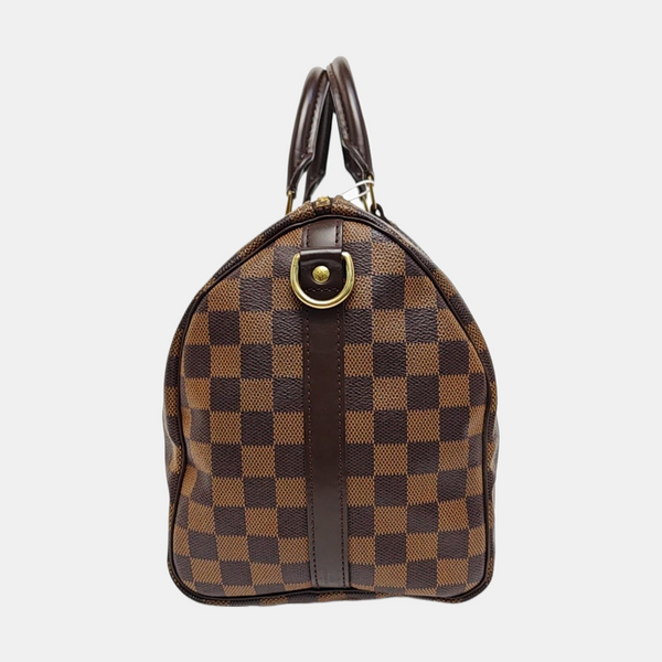 SPEEDY 30 Damier Ebene Coated Canvas Brown
