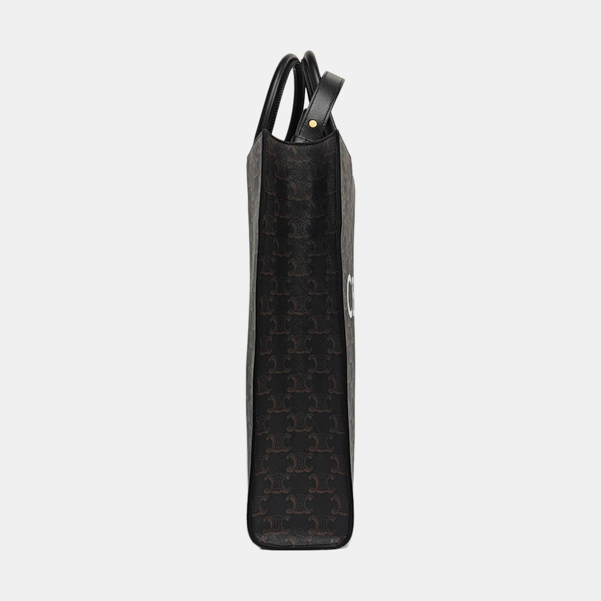 CABAS CELINE Small Coated Canvas Black