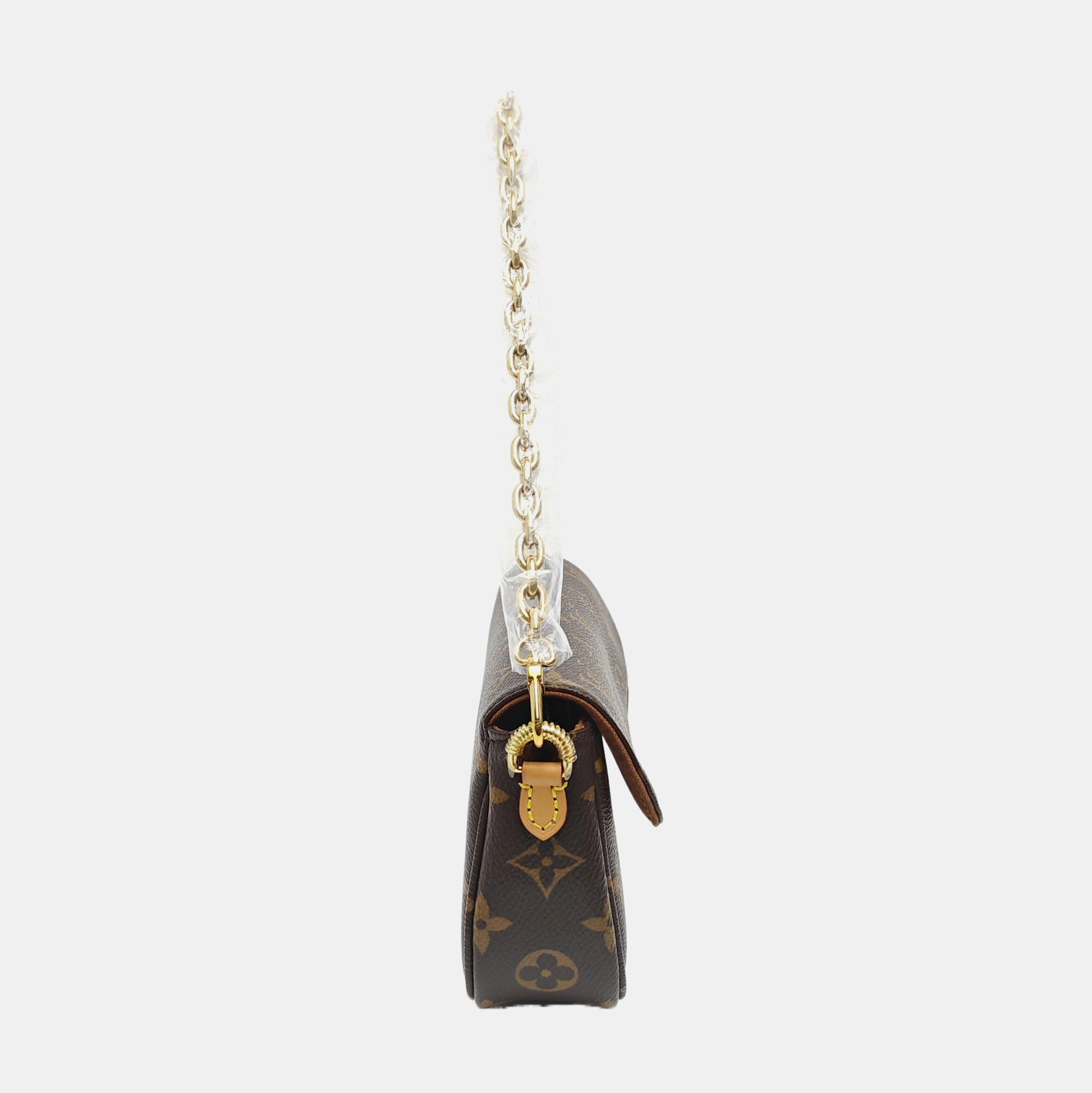 IVY Monogram Coated Canvas Brown