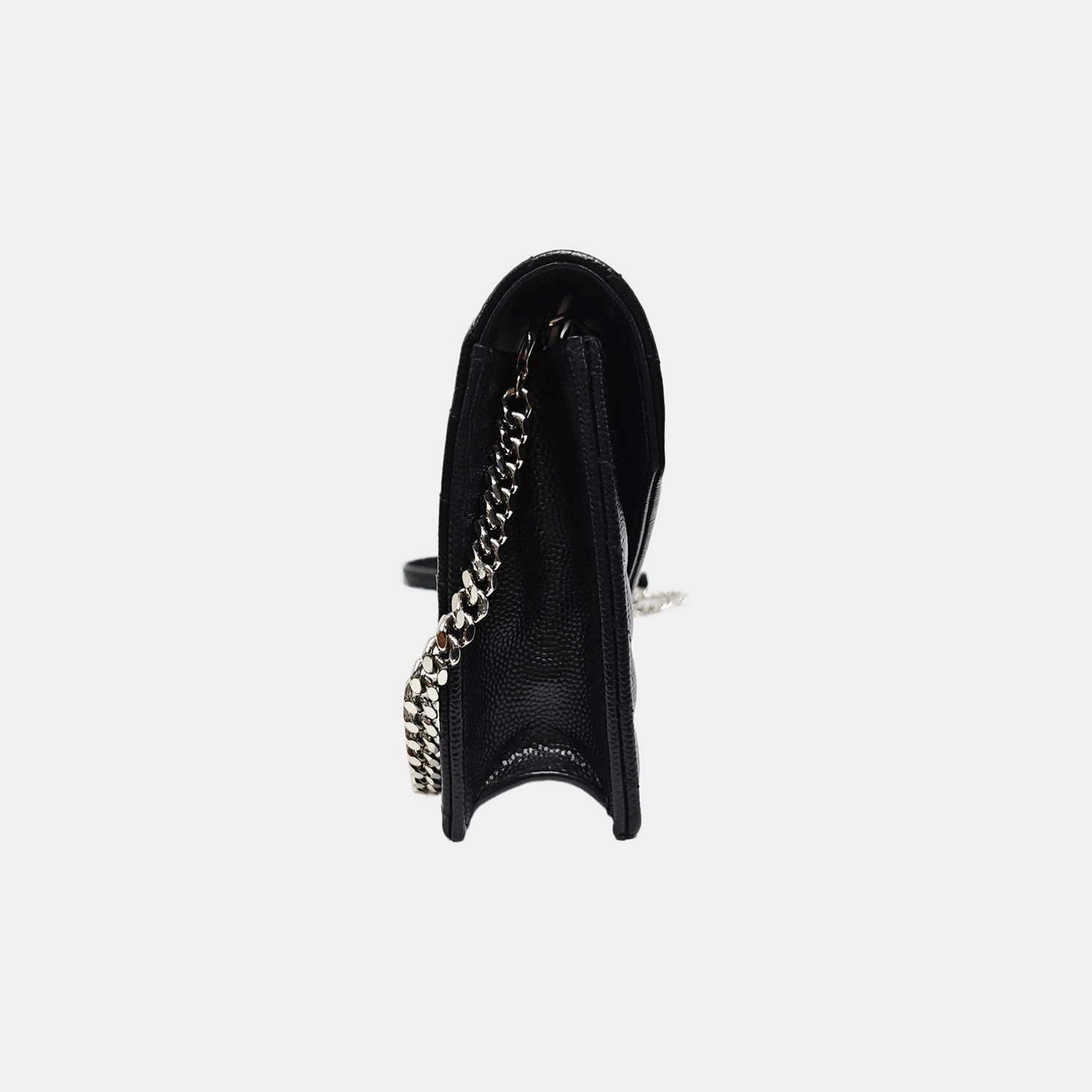 MONOGRAM WOC Chevron Calfskin Black