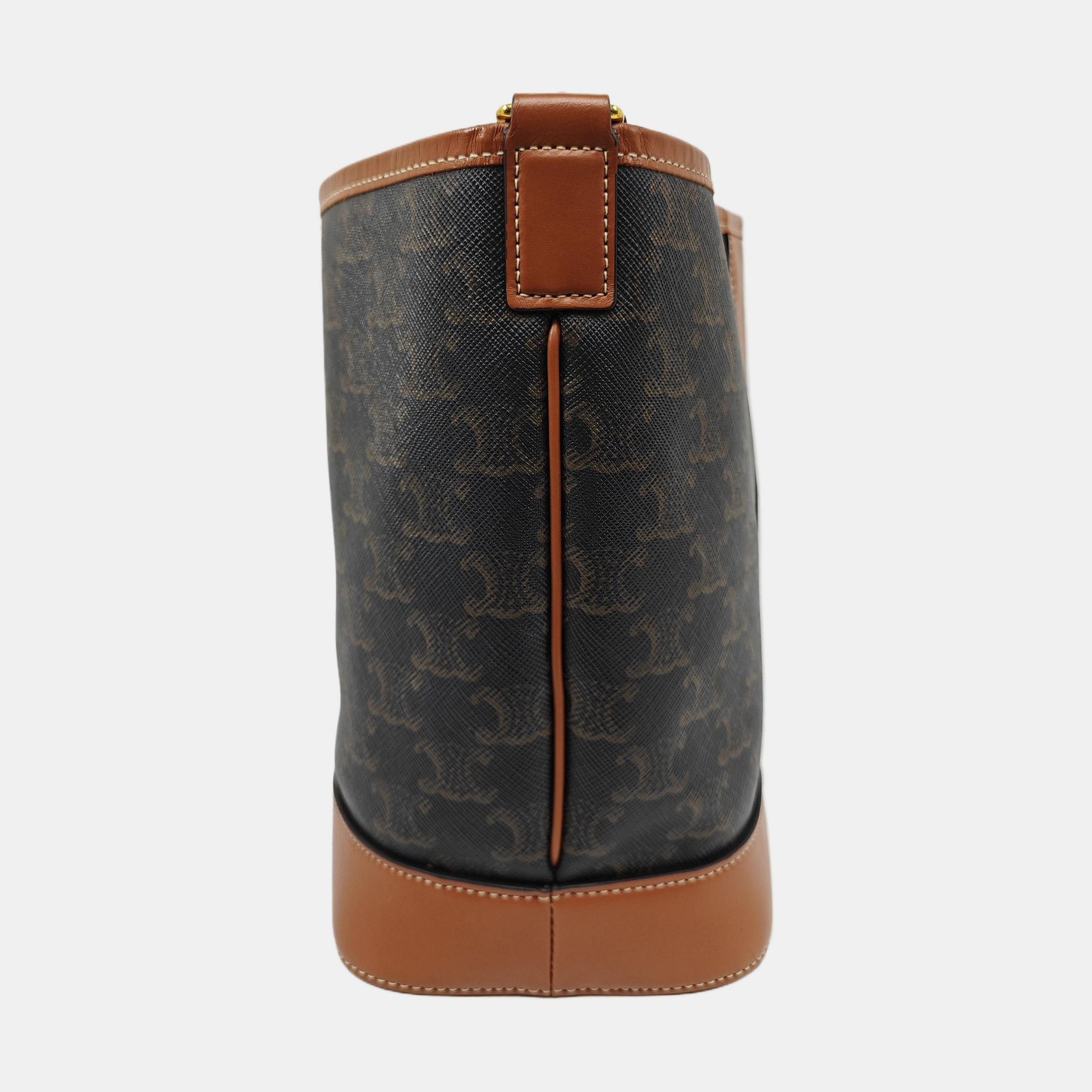TRIOMPHE CANVAS Small Coated Canvas Brown