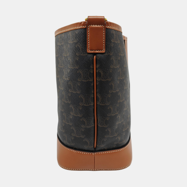 TRIOMPHE CANVAS Small Coated Canvas Brown