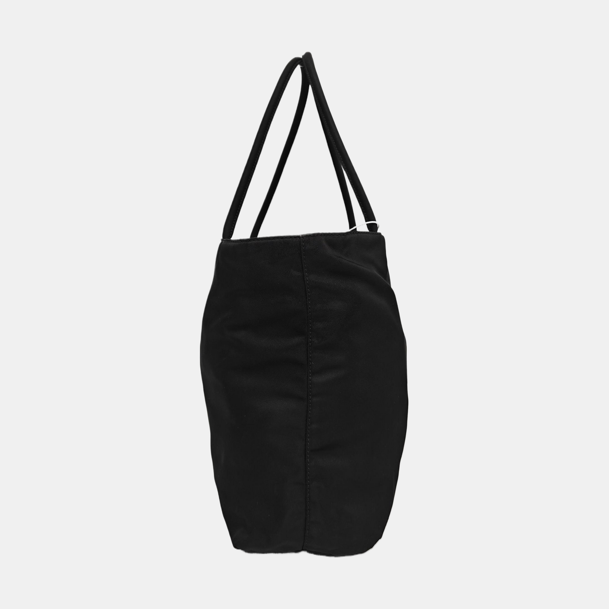 Nylon Tote Bag Black