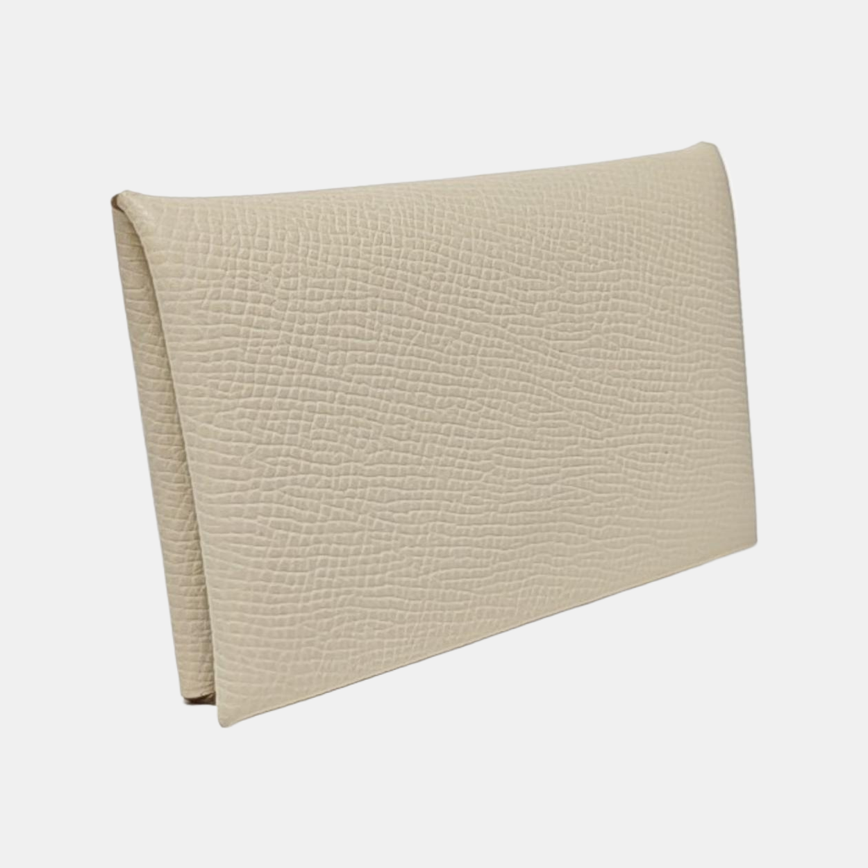 Calvi Epsom White Card Holder