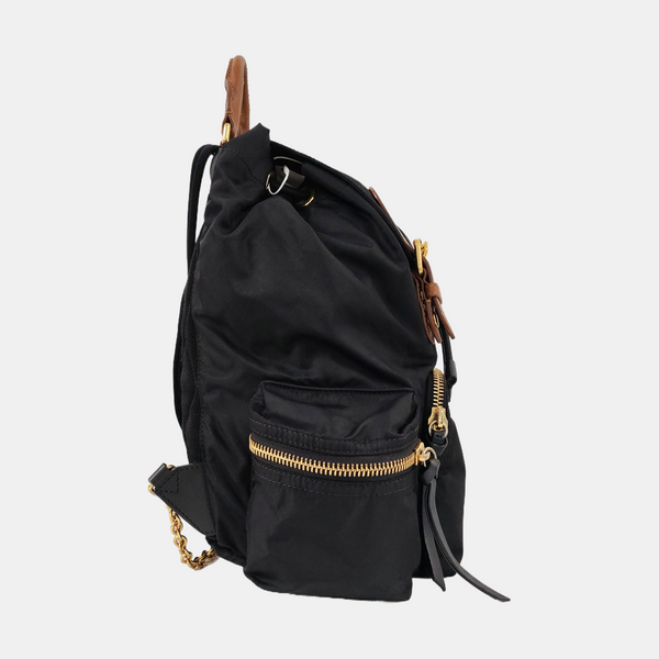 The Rucksack Medium Nylon Black