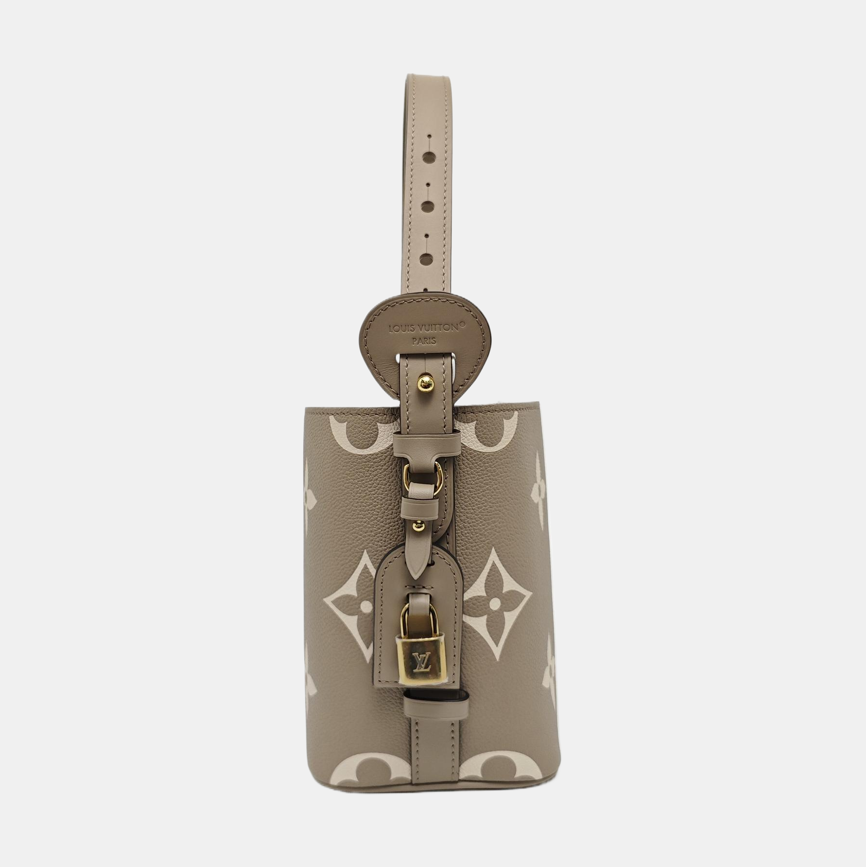 ALL IN BB Monogram Calfskin Gray