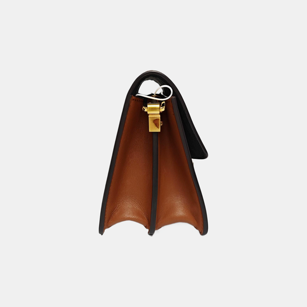 DAUPHINE Mini Monogram Coated Canvas Brown