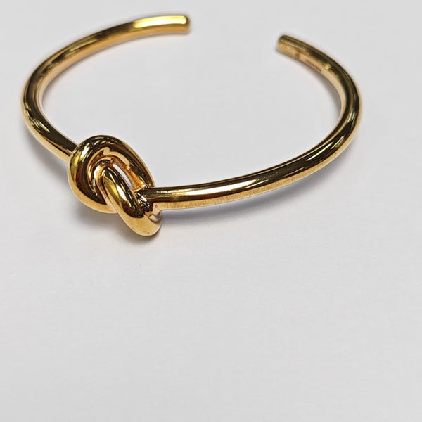 KNOT Brass Gold Bangle
