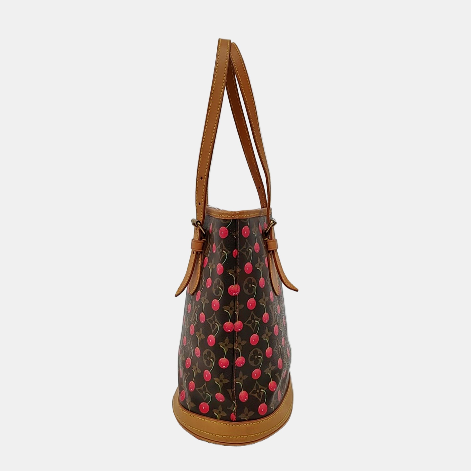 BUCKET PM Monogram Coated Canvas Brown