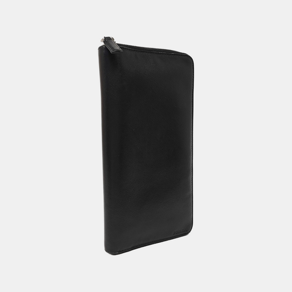 Saffiano Calfskin Wallet Black