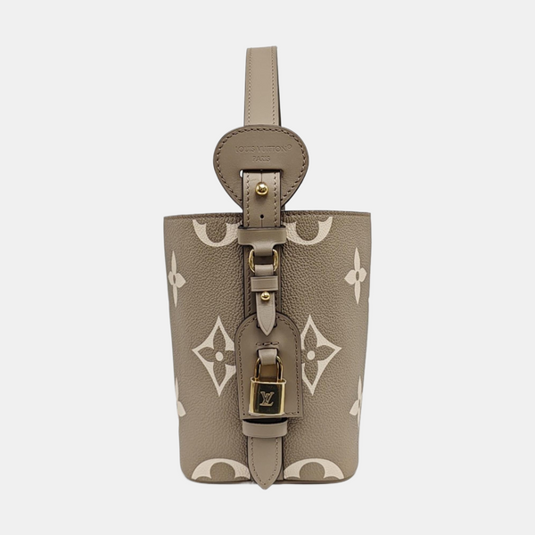 ALL IN BB Monogram Calfskin Gray