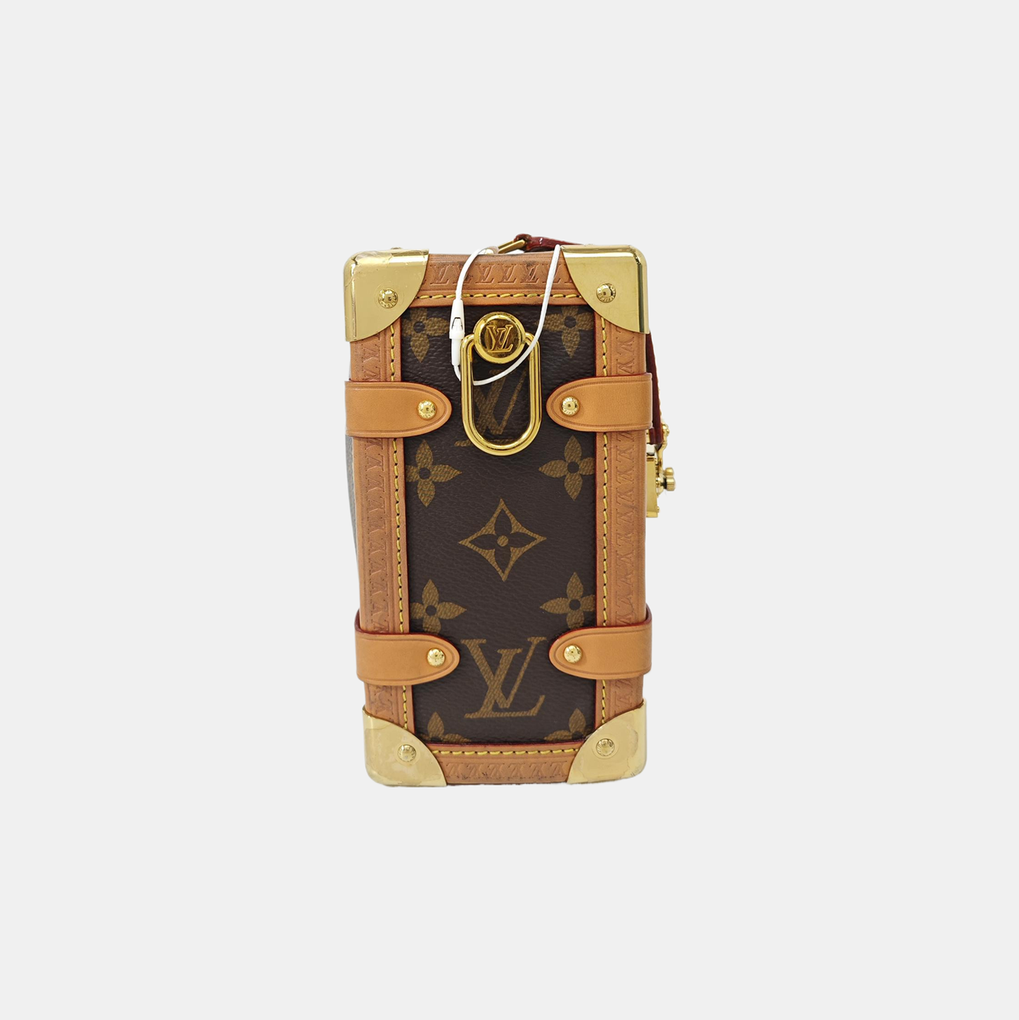 SIDE TRUNK MM Monogram Coated Canvas Brown