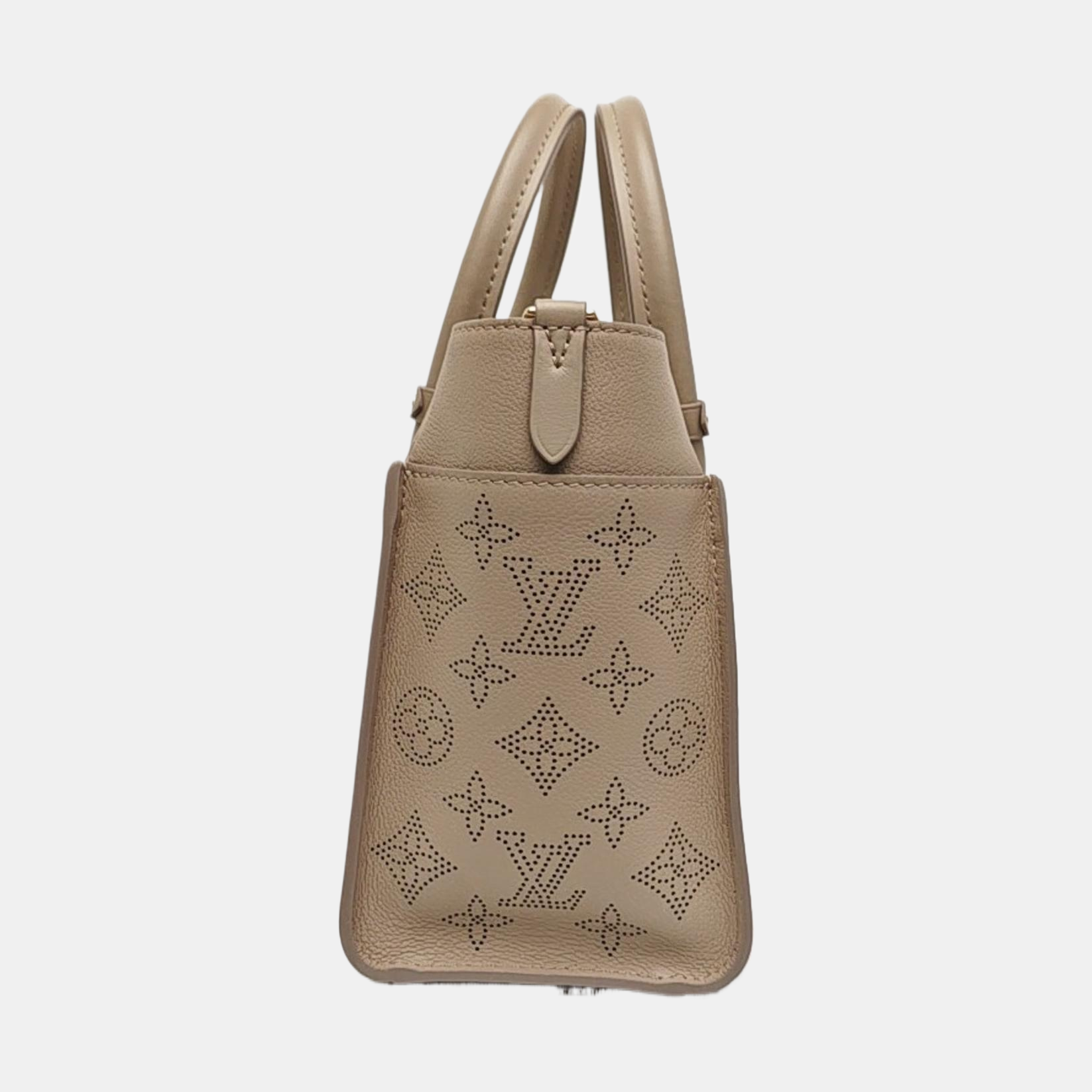 ON MY SIDE PM Monogram Calfskin Beige