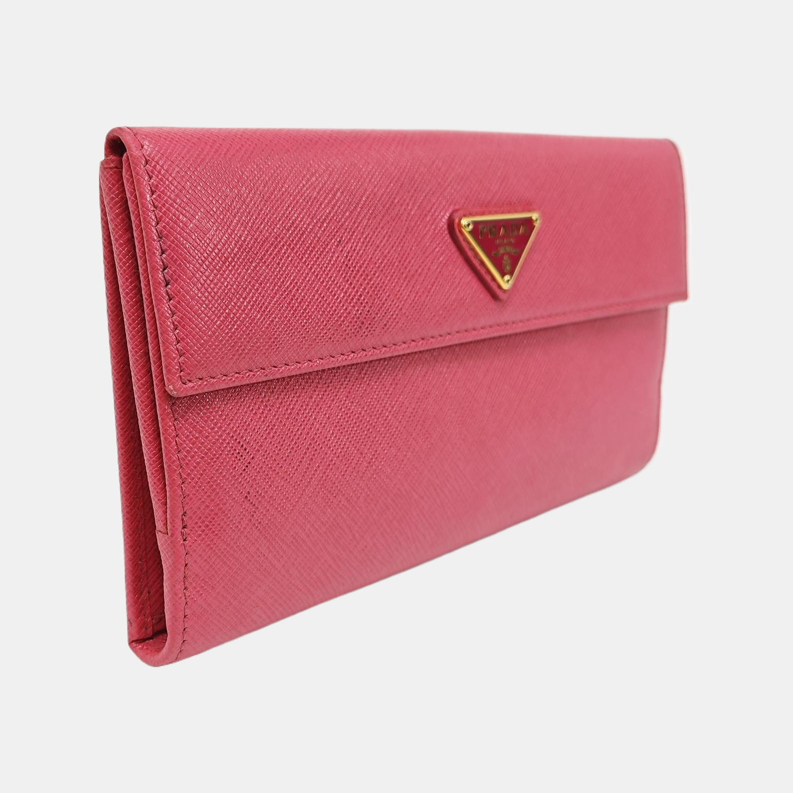 Saffiano Calfskin Wallet Pink